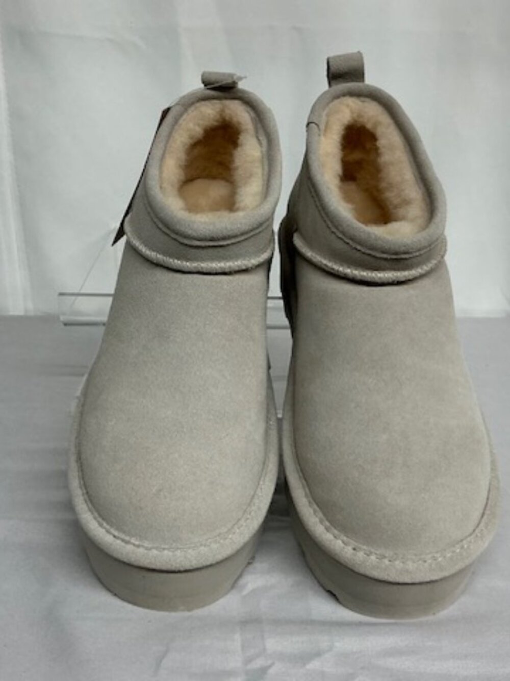 Bearpaw Retro Super Shorty Boots - Mushroom - Size 9
